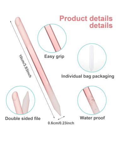 Professional Glass Cuticle Pusher Set - 3 Pieces Cuticle Remover Tool & Precision Nail File for Perfect Nail Care - Buy Online on SooperMarket.com