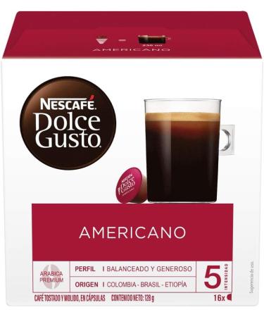 Nescafe Dolce Gusto Caffe Americano 16 capsules 3-Pack Americano 48 - Buy Online on SooperMarket.com
