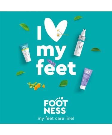 FOOTNESS Soft Deo Foot Cream - 3 in 1 Moisturizer for Silky Soft Deodorized Feet - 75 ml - Buy Online on SooperMarket.com