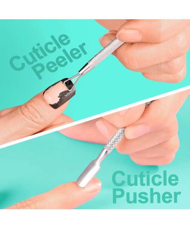 Teenitor Nail Gel Remover Kit with Clips, Pads, Brushes & Oil - Cuticle Tools Included - Buy Online on SooperMarket.com
