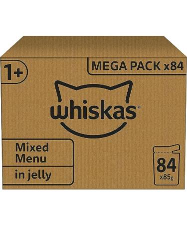 Buy Whiskas Junior & Adult 1+ Poultry Selection in Jelly - 84 & 168 Packs - International Shipping Available - Buy Online on SooperMarket.com