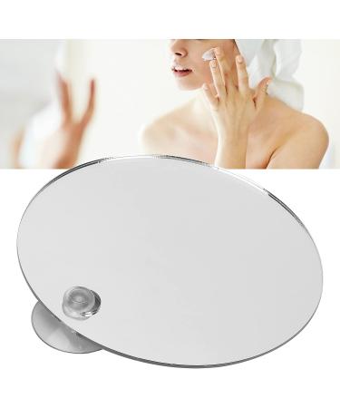 Fogless Round Shower Mirror - Shatterproof & Portable Bathroom Shaving Mirror - Buy Online on SooperMarket.com
