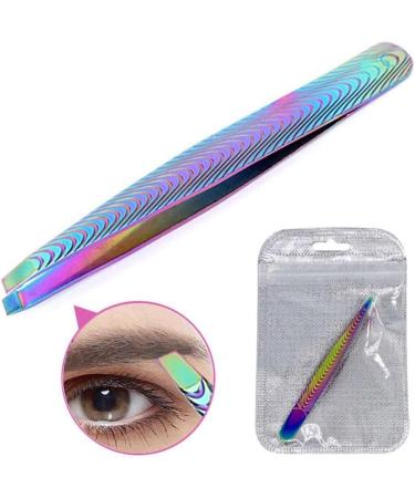 Buy Precision Slant Tweezers - Stainless Steel Eyebrow Tweezers for Perfect Shaping | International Shipping Available - Buy Online on SooperMarket.com