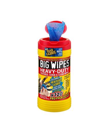 Big Wipes BGW2423 Bigwipes Red Top Heavy Duty 4x4 Propack 120