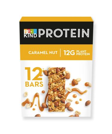 Child protein bar gluten-free snack bar Caramel grut high fiber content protein source without artificial color aroma or preservatives 12 x 50g toasted caramel 12 pieces (1 Pack)