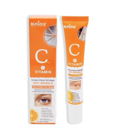 Vitamin C Eye Cream For Dark Circles Vitamin C Eye Cream Anti Aging Vitamin C Brightening Eye Cream For Brighten Skin Around the Eyes Eye Cream Targets Fatigue Dullness And Crow'S Feet