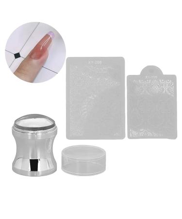 Silicone Nail Stamper - Transparent DIY Soft Nail Art Tool for Home & Salon Use | International Shipping Available - Buy Online on SooperMarket.com