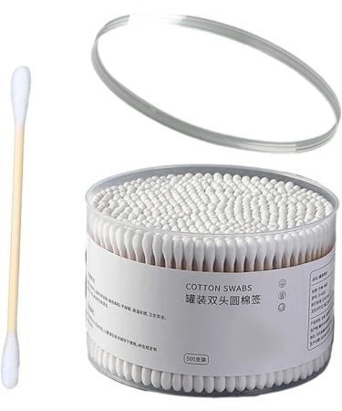 Sharplace Pack of 500 Disposable Cotton Swabs - Wooden Cleaning Sticks for Care & Hygiene - Buy Online on SooperMarket.com