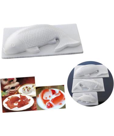 CIYODO 10pcs Silicone Molds Silicone Candy Mold Fish Cake Chocolate Mold Rice Cake Koi Carp Chinese Style - Buy Online on SooperMarket.com