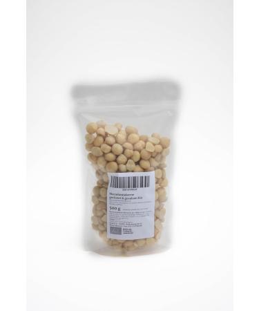 Buy Jalall D'or Roasted & Salted Macadamia Nuts - 500g | Fair Trade Whole Nut Kernels | International Shipping - Buy Online on SooperMarket.com