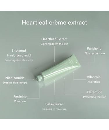Abib Heartleaf Creme Calming Tube - Soothing Moisturizer for Dryness | 2.54 Fl Oz - Hydrating Skin Care - International Shipping Available - Buy Online on SooperMarket.com