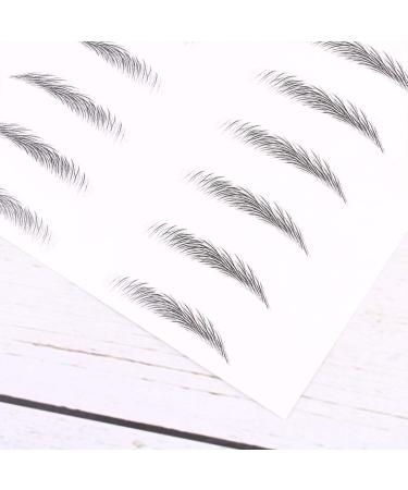 NOLITOY 4 Sheets Pairs 6d Eyebrow Sticker Brow Tatoo Eyebrow Makeup Tools Eyebrow Stickers 3 Proof - Buy Online on SooperMarket.com