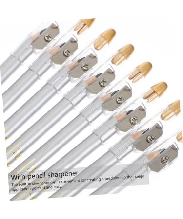 Healeved 10pcs Eyeliner Makeup Pencil Matte Lip Liner Eyebrow Pencils Gadgets Grey - Buy Online on SooperMarket.com