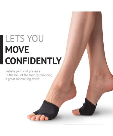 Metatarsal Sleeve Pads Ball of Foot Cushions with Soft Gel Fabric Forefoot Compression Socks Half Forefoot Sleeves Great for Metatarsal and Forefoot Pain Relief for Men and Women. - Buy Online on SooperMarket.com
