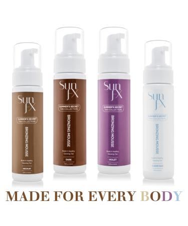 SunFX Ultra Deluxe Self Tanning Bronzing Mousse - Medium Tan Foam with Kakadu Plum Aloe Vera & Coconut - 7.6 fl oz - Buy Online on SooperMarket.com