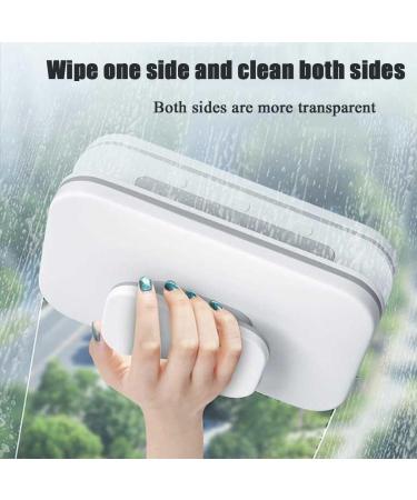 Magnetic Windshield Cleaner Tool | Double-Sided Window Wiper for High Rise & Car Glass | Adjustable Magnetic Cleaner for 3-10mm Thickness - Buy Online on SooperMarket.com