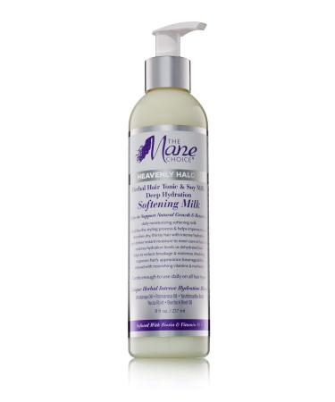 The Mane Choice Heavenly Halo Herbal Hair Tonic & Soy Milk Deep Hydration Softening Milk 8 Ounce