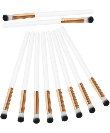 Baluue 50 Pcs Makeup Brush Eyeshadow Brush for Women Contouring Brush Eye Makeup Kit Wooden Handle White 17.50X1.00X1.00CMx5pcs Whitex5pcs - Buy Online on SooperMarket.com