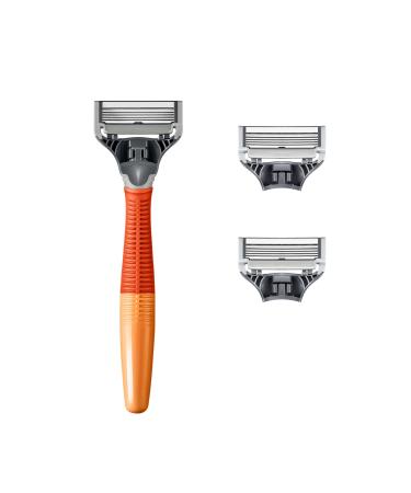 Harry's Razors for Men - Shaving Razors for Men includes a Mens Razor and 3 Razor Blade Refills (Ember)