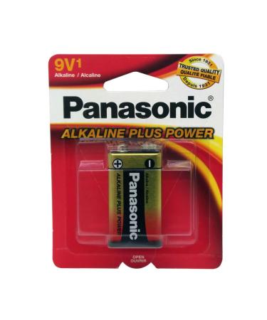 Panasonic Alkaline Plus Batteries 9 Volt