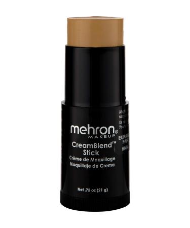 Mehron Makeup CreamBlend Stick - Foundation (.75 oz) (Medium/Dark 0)