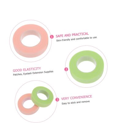 Buy NOLITOY Grafting Eyelash Tape - 5 Rolls Green Non-Woven Fabric Adhesive for Lashes & Hair | International Shipping Available - Buy Online on SooperMarket.com