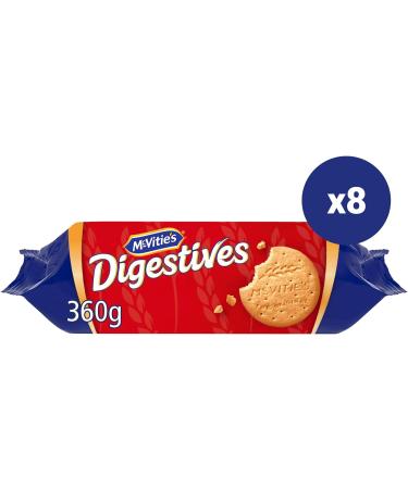 McVitie's Digestives The Original Biscuits 360 g (8 Pack) The Original 360 g (8 Pack) - Buy Online on SooperMarket.com