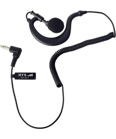 G Shape Soft Ear Hook Earpiece Headset 3.5mm Plug Listen Only for Motorola Icom Radio - Buy Online on SooperMarket.com