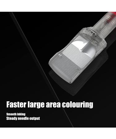 EZTAT2 EPIC 49RM Large Curved Magnum #12 Tattoo Cartridge Needles - 8Pcs Disposable Round Magnum Shaders for Professional Tattoo Machine Supply - Buy Online on SooperMarket.com