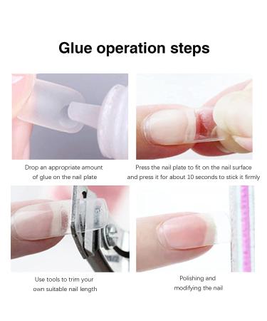 Professional Grade 20pcs Nail Glue for Acrylic Nails - Long Lasting Adhesive for Press on Nails - Super Bond for Professional Nail Tips - Buy Online on SooperMarket.com