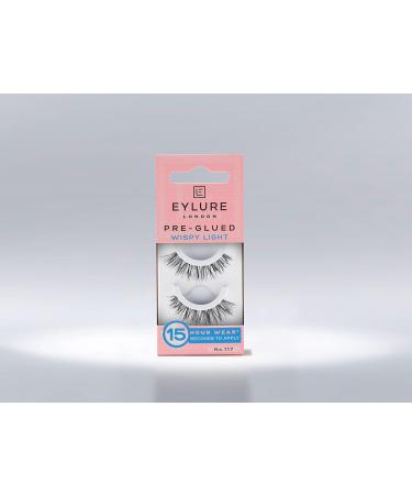 Eylure Pre-Glued Wispy Light No. 117 False Eyelashes - Natural Looking Texture - Buy Online on SooperMarket.com