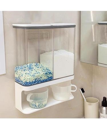 Rxuaw Laundry Scent Boosters Beads Dispenser with Cups Laundry Powder Container for Scent Booster Stain Remover Powder - Buy Online on SooperMarket.com