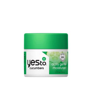 Yes To Cucumbers Sooth And Calming Daily Gentle Moisturizer For Sensitive Skin With Aloe And Sweet Almond Oil  1.7 Fl Oz