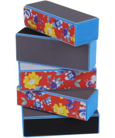 Wosieue 5 Block to File Buffer 4 Sides Nail Art Manicure - Buy Online on SooperMarket.com