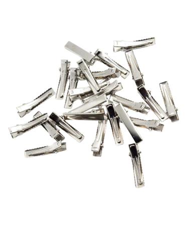 F Fityle 30/100 Pack Flat Single Prong Alligator Hair Clips - DIY Blanks - 32mm 30 Pieces for Crafting & Styling - Buy Online on SooperMarket.com