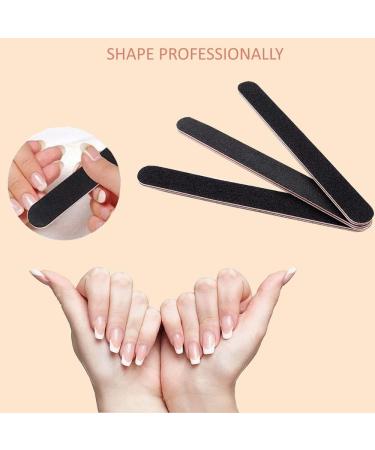 Stadux Nail Files & Buffer Set - 12pcs 100/180 Grit Professional Sanding Blocks for Ridges/Cuticles - Polisher Buffing Files for Perfect Nails - 6 Nail Files & 6 Buffers Included - Buy Online on SooperMarket.com