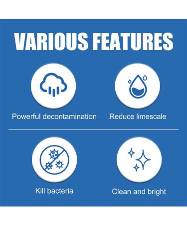 Dishwasher Tablets Dishwasher Cleaning Tablets Removes Limescale Build Up Dishwasher Cleaner for Kitchen Tableware Care Dishwasher Detergent (2box) - Buy Online on SooperMarket.com