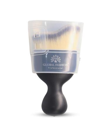 Buy Dual-Action Brush for Foundation & Powder - Global Fashion | 10x6x3cm 15g Black - International Shipping - Buy Online on SooperMarket.com