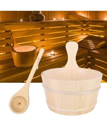 Sauna Supplies EasytoUse Sauna Barrel with Sauna Hourglass and Temperature Humidity Gauge for Home Sauna Shop