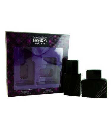 Passion By Elizabeth Taylor For Men. Set-cologne Spray 4 Ounces & Aftershave 4 Ounces