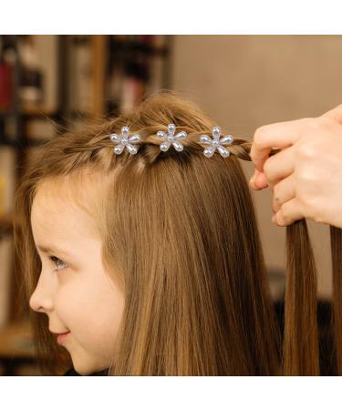 12Pcs Mini Pearl Flower Hair Clips - White Hair Claw Barrettes for Women & Girls | Wedding, Birthday Party Favor - Buy Online on SooperMarket.com