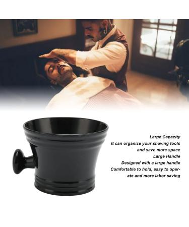 Buy Large Black Shaving Soap Bowl - Lightweight Plastic Shaving Mug for Men | International Shipping Available - Buy Online on SooperMarket.com