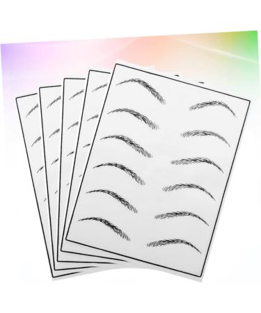 Beavorty 15 Sheets Eyebrow Microblading Makeup Practice Skin Silicone Eyebrow Practice Skin Eyebrows - Buy Online on SooperMarket.com