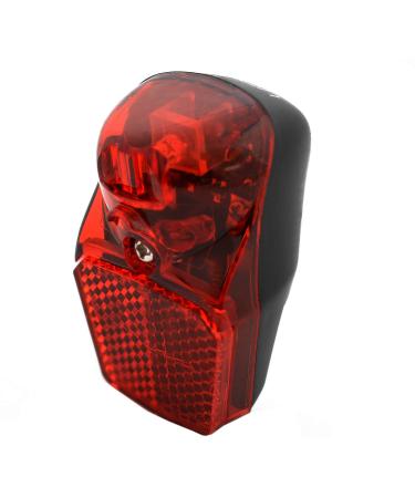 NEAN LED Bicycle Dynamo rear light protective sheet rear light with reflector and parking light bicycle light with STVZO approval outdoor reflecting rear lamp 7 candela red
