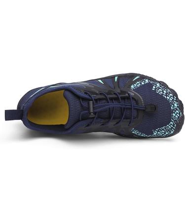 Surwin Barefoot Shoes for Men & Women - Non-Slip Quick Drying Water & Beach Shoes | Sizes 36-47 | Breathable & Lightweight Aquasiums in Navy Blue - Buy Online on SooperMarket.com