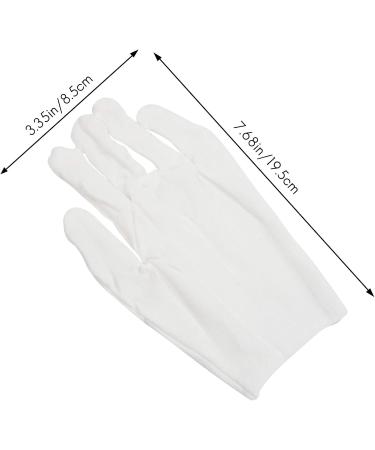 Kuuddker 12 Pairs 100% Cotton White MOISTURISING Lining Glove Health Music Work - Buy Online on SooperMarket.com