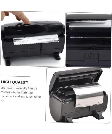 3 Pcs Tin Foil Hairdressing Foil Cutting Machine Fold Aluminium Foil Hairdressing Foil Dispenser Bin Organizer Manicure Nail Clippers Abs Environmental Protection Material Blackx3pcs 17x9cmx3pcs - Buy Online on SooperMarket.com