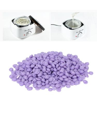 Hard Wax Bean Kit - Strong Viscosity Pearl Hair Removal for Face Bikini Legs & Armpits - 3.5oz Taro Purple - Buy Online on SooperMarket.com
