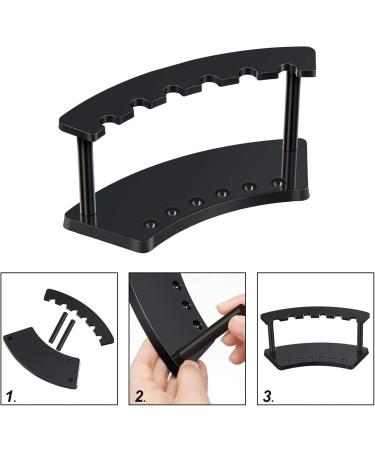 Wresetly 4 Pen Holder 6-Slots Pen Display Stand Nail/Makeup/Art Brush Rack Organizer Holder for Homes(Black) - Buy Online on SooperMarket.com