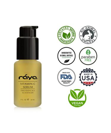 RAYA Vitamin-C Serum (503) | Protective Anti-Aging Facial Treatment | Improves Complexion & Shields from UV Rays - Buy Online on SooperMarket.com